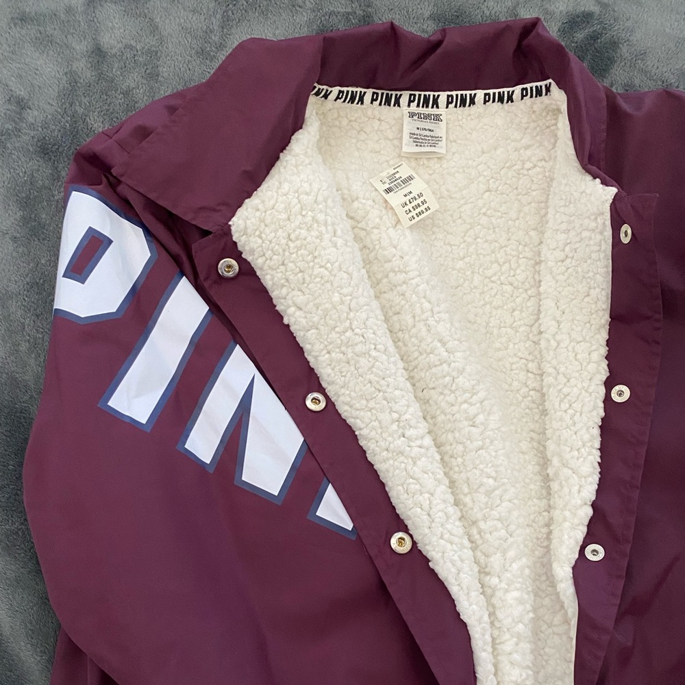 PINK Sherpa Rain Jacket